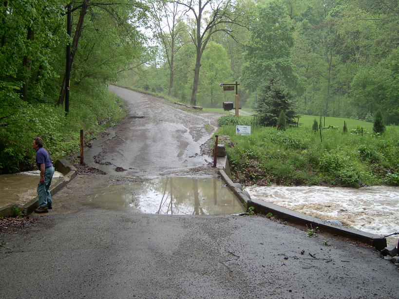 Deemston, PA: The bridge is flooded again