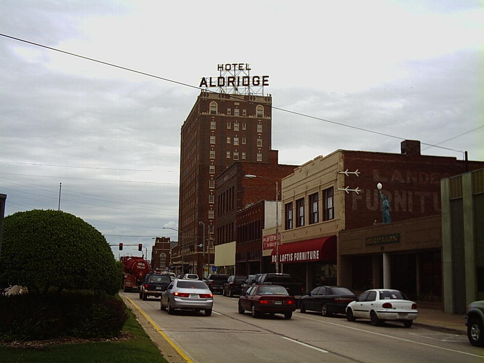 McAlester, OK: Hotel Aldridge-a landmark in downtown McAlester