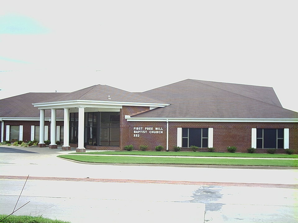 McAlester, OK: First Free Will Baptist Church on the west side of McAlester