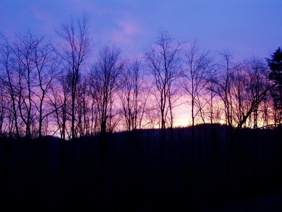 Newburg, WV Early Spring Sunrise over Newburg photo, picture, image