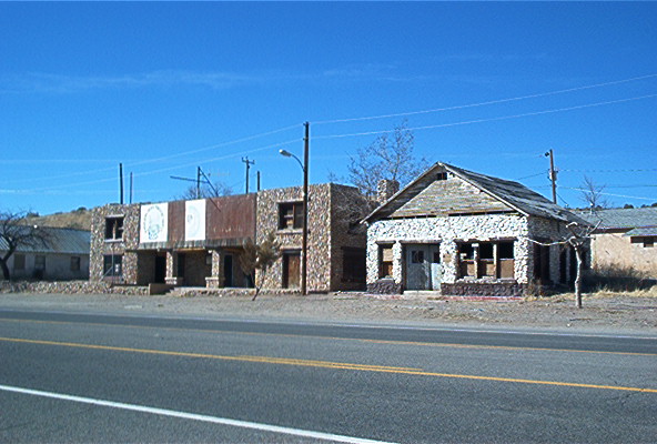 Peach Springs, AZ: old buildings Peach Springs AZ