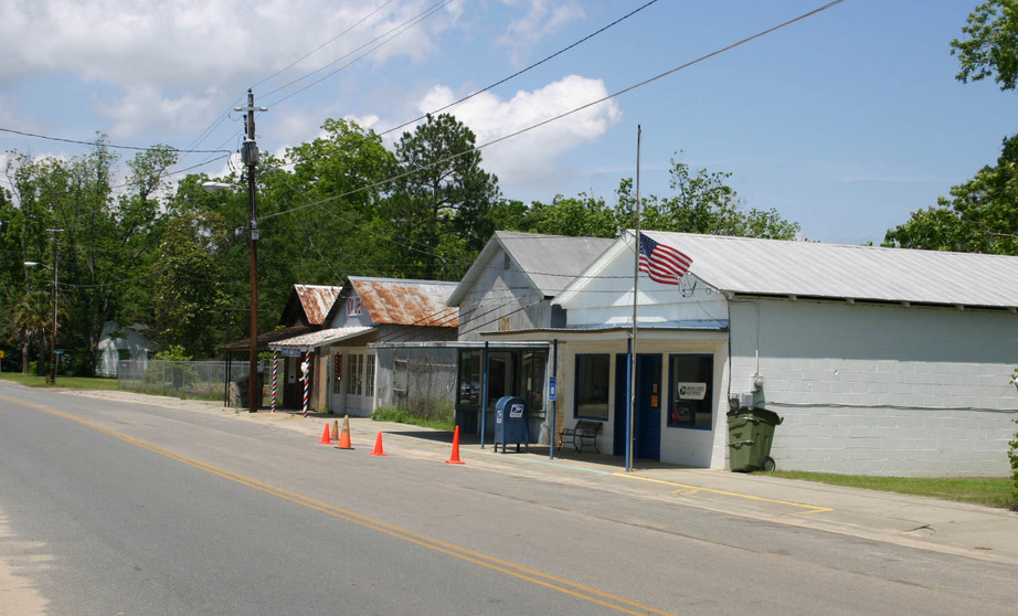 Enigma, GA: East side of Main Street - includes Post Office