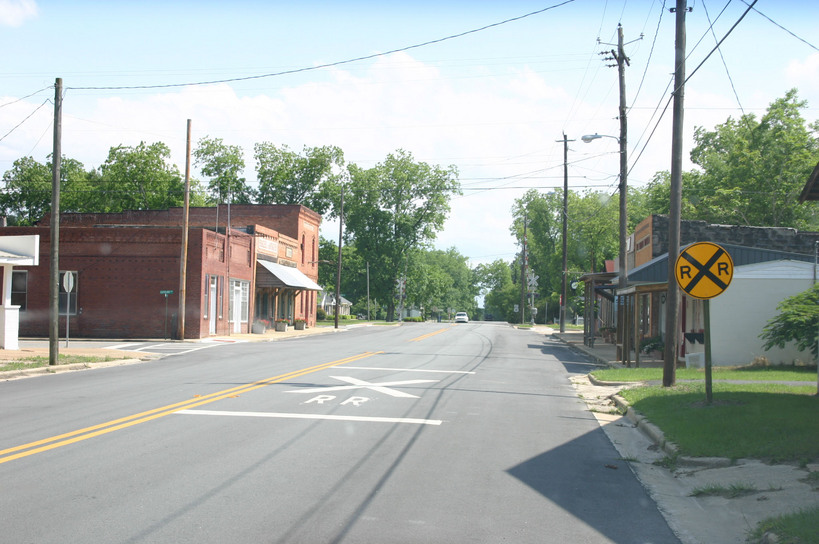 Pitts, GA Looking South on 8th Street photo, picture, image