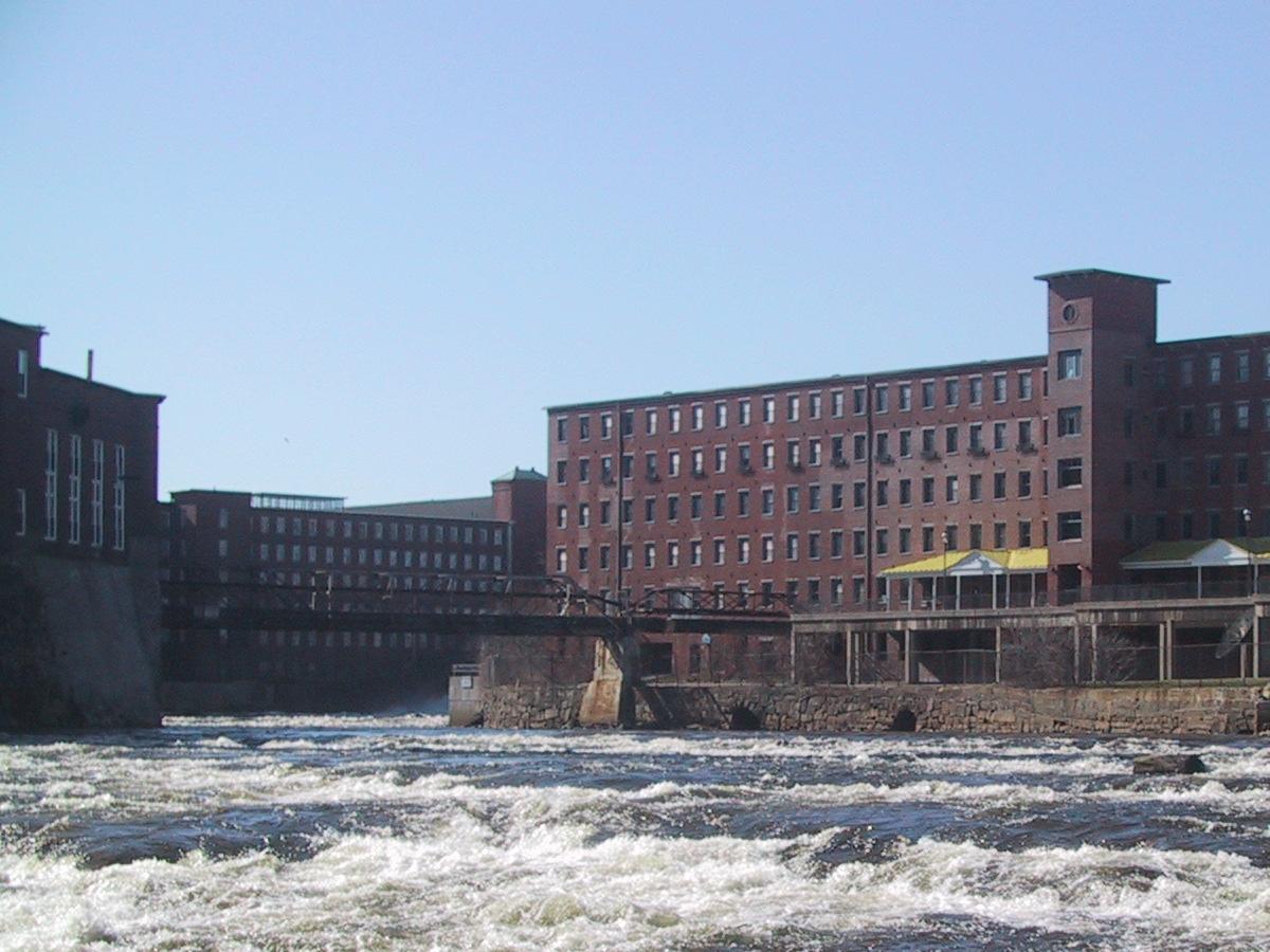 Saco, ME: The Mills on Saco Factory Island