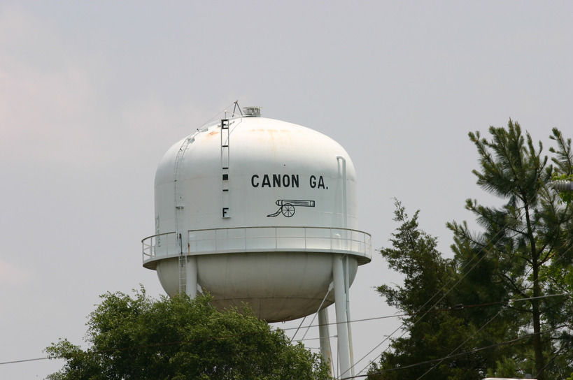 Canon, GA: Water Tower