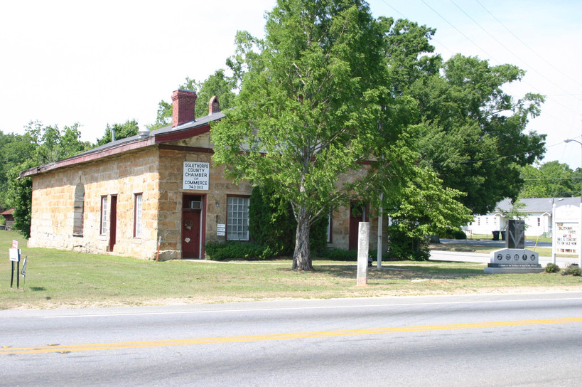 Crawford, GA: Oglethorpe Chamber of Commerce - former rail depot circa 1848