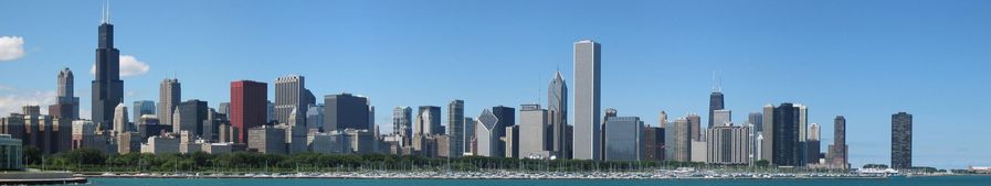 Chicago, IL: Chicago Skyline Panorama