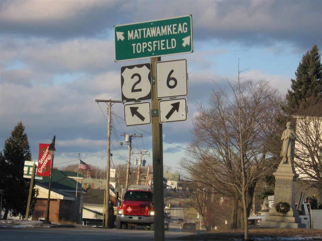 Lincoln, ME Main Street Lincoln Maine photo, picture, image (Maine