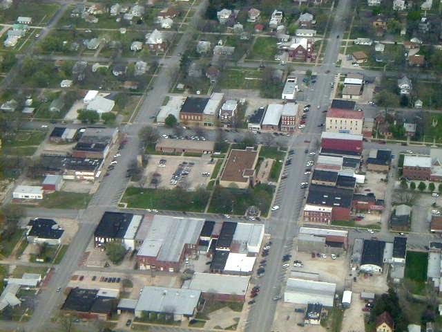 Fredonia, KS: Fredonia from the air