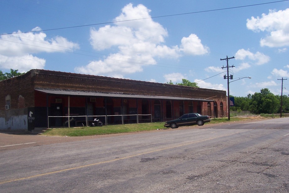 Crawford, MS : View of downtown Crawford along the main street. photo ...