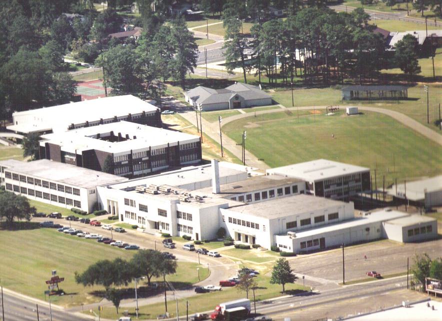 Dothan, AL: Aireal shot of Dothan High School in 2002