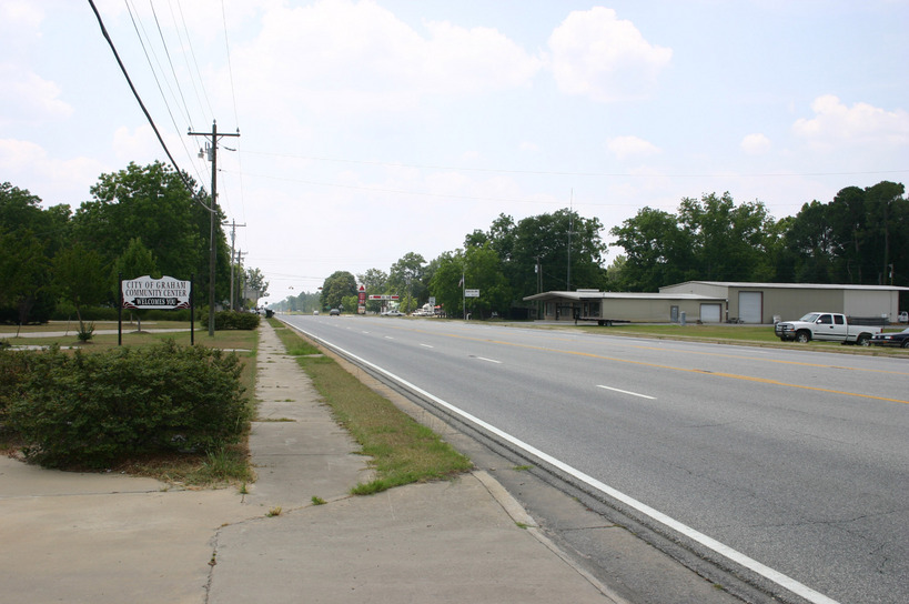 Graham, GA: Looking North on GA-27