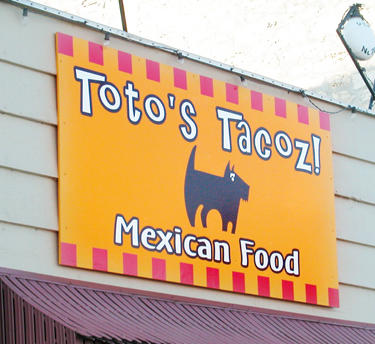Wamego, KS: Toto's Tacos, next to The OZ Museum, Wamego KS