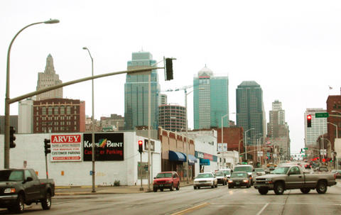 Kansas City, MO: Heading downtown, Kansas City, MO.