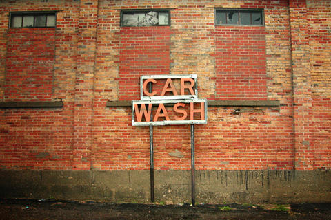 St. Ignace, MI: Carwash Sign, St. Ignas MI