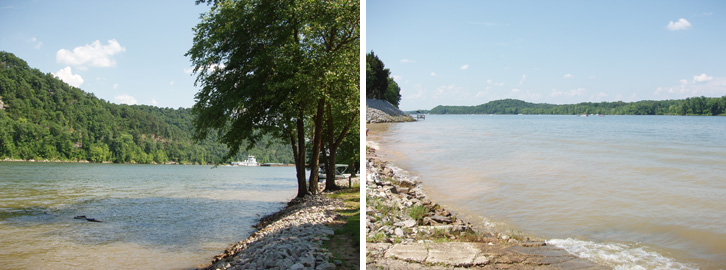 Decaturville, TN: Tennessee River - Mt. Carmel Community and Fisher's Landing