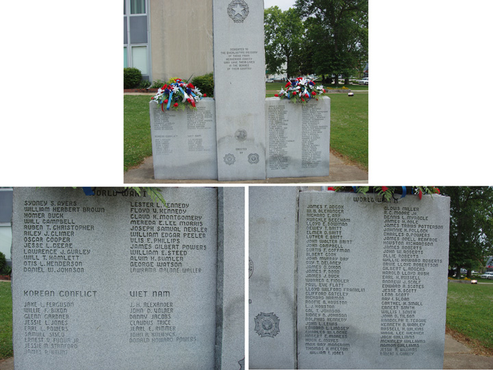 Lexington, TN: Henderson County Veterans Memorial