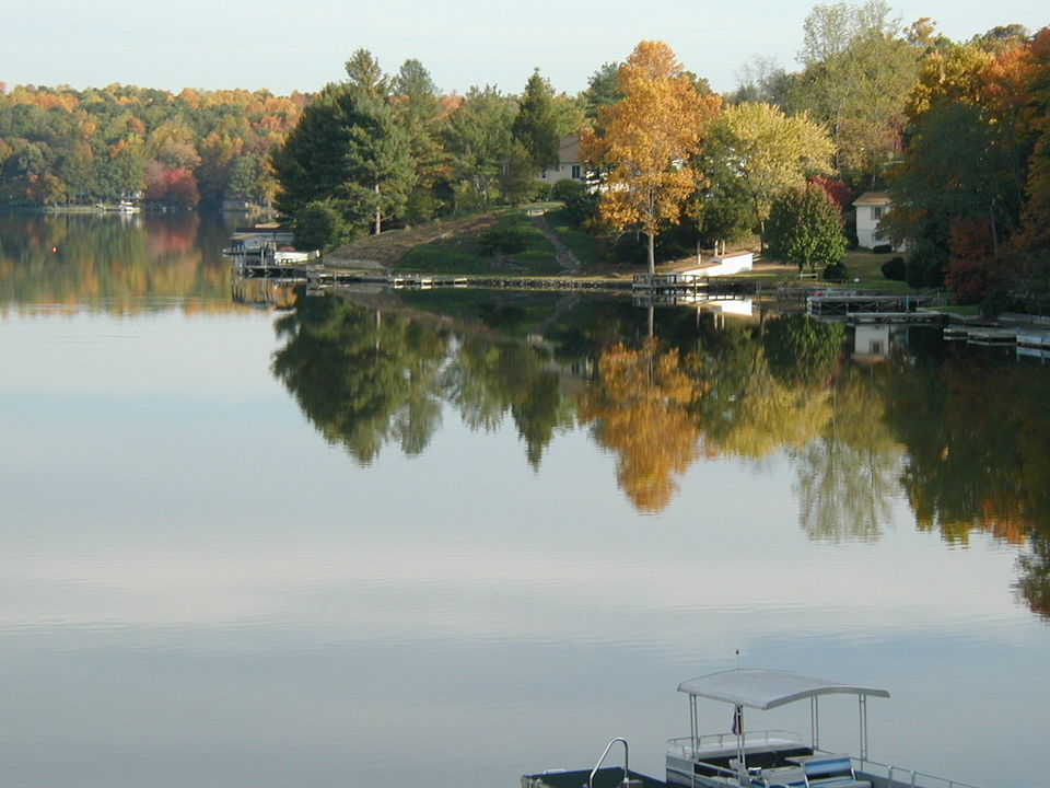 Louisa, VA Fall view of Lake Louisa, Virginia photo, picture, image