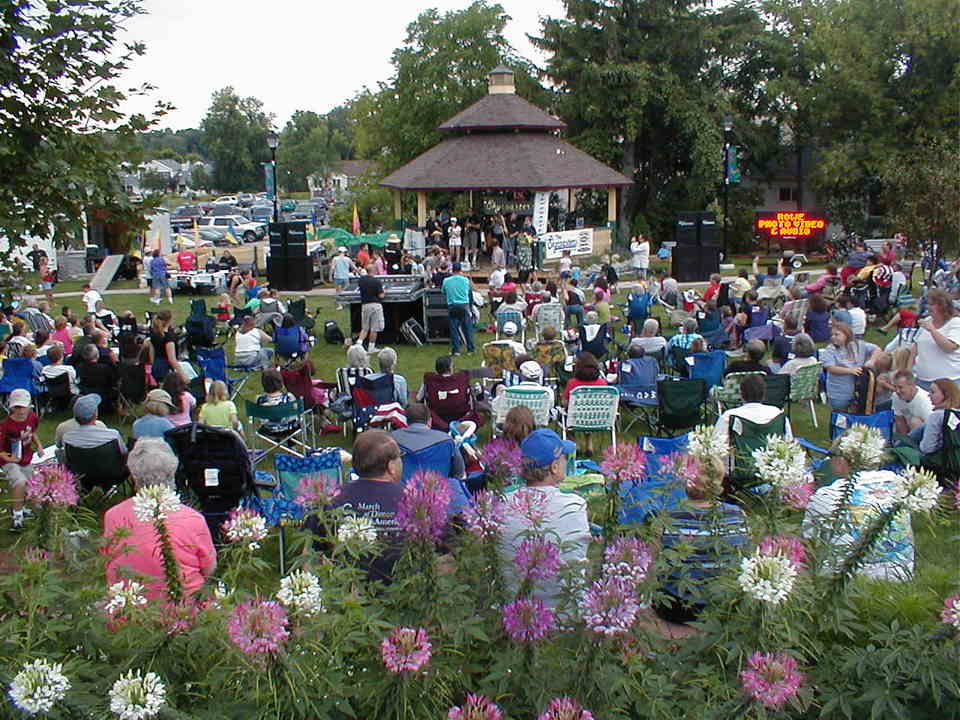 Webster, NY: A concert during Good Neighbor Days in August, 2004