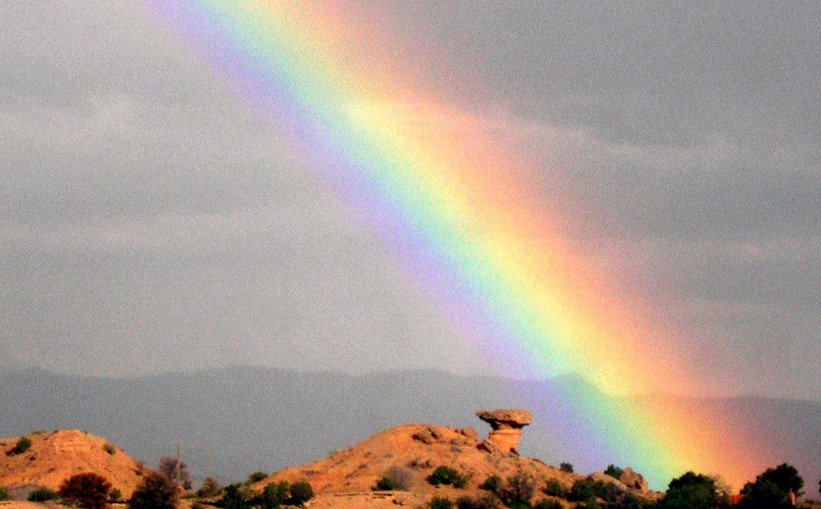 Santa Fe, NM: Table Rock & Rainbow