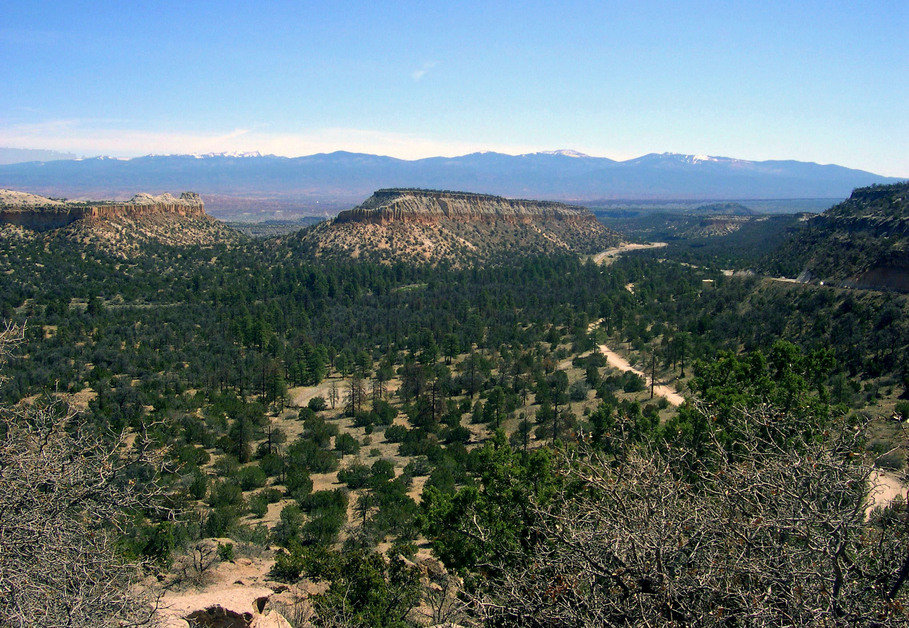 Los Alamos, NM: View to the Sangra de Christos
