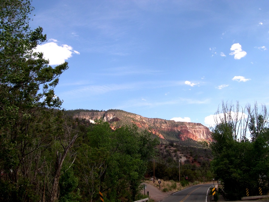 Jemez Springs, NM Cat Mesa view photo, picture, image (New Mexico) at