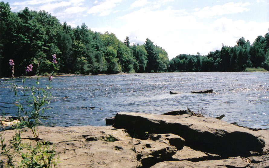 Brasher FallsWinthrop, NY St. Regis River photo, picture, image (New