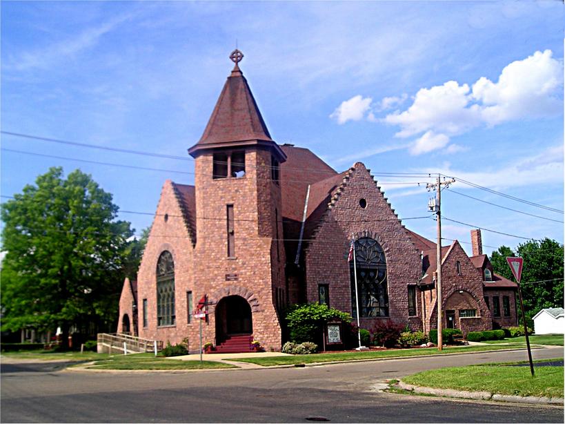 Abingdon, IL: The Methodist Church in Abingdon, Illinois