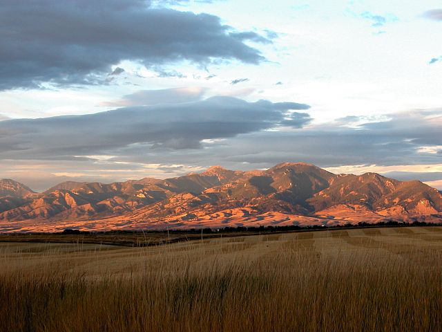 Bozeman, MT: Bozeman's Bridger Mountains in the Fall