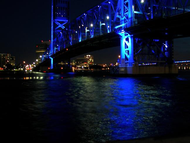Jacksonville, FL: Next to the Bridge.
