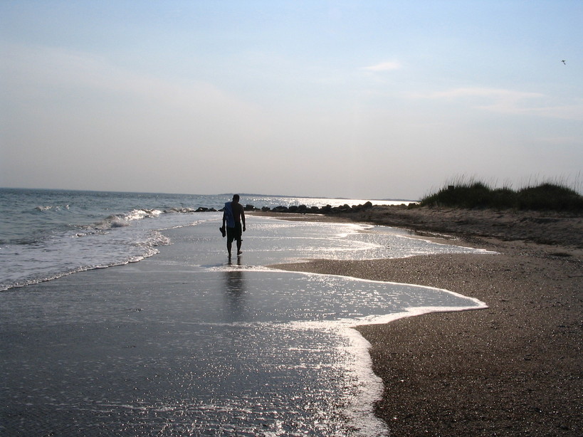 Edisto Beach, SC: Walking on Edisto Beach