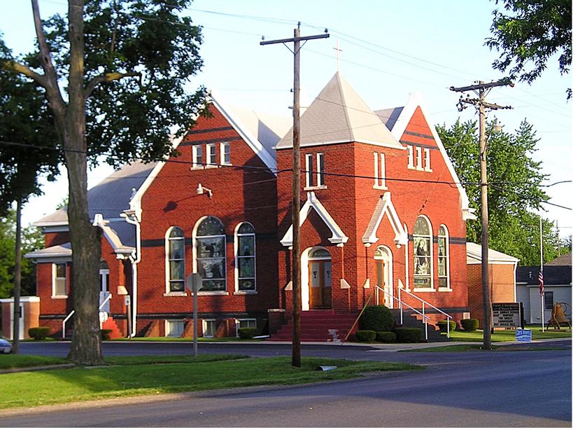 Knoxville, IL: First Christian Church in Knoxville, Illinois