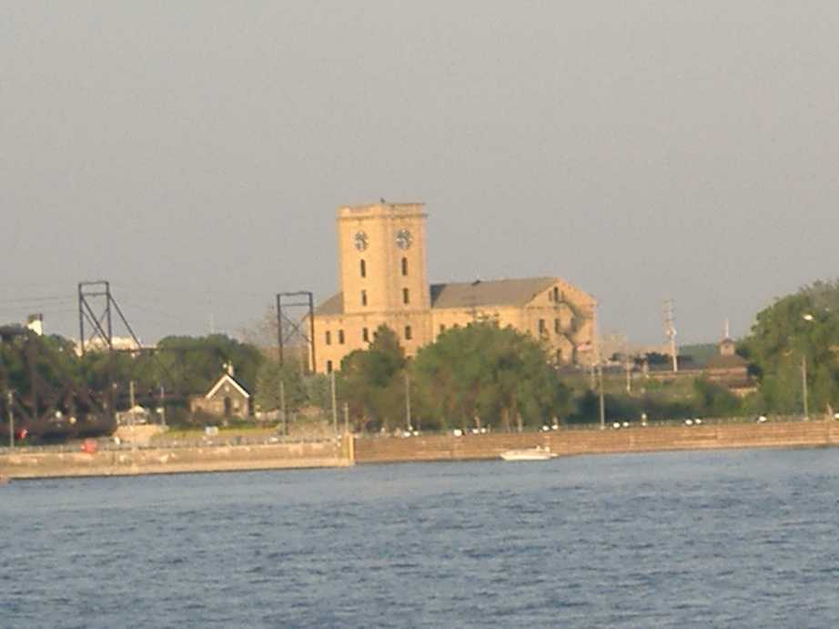Rock Island, IL: Clock Tower Army Corp of Engineers Rock Island Arsenal