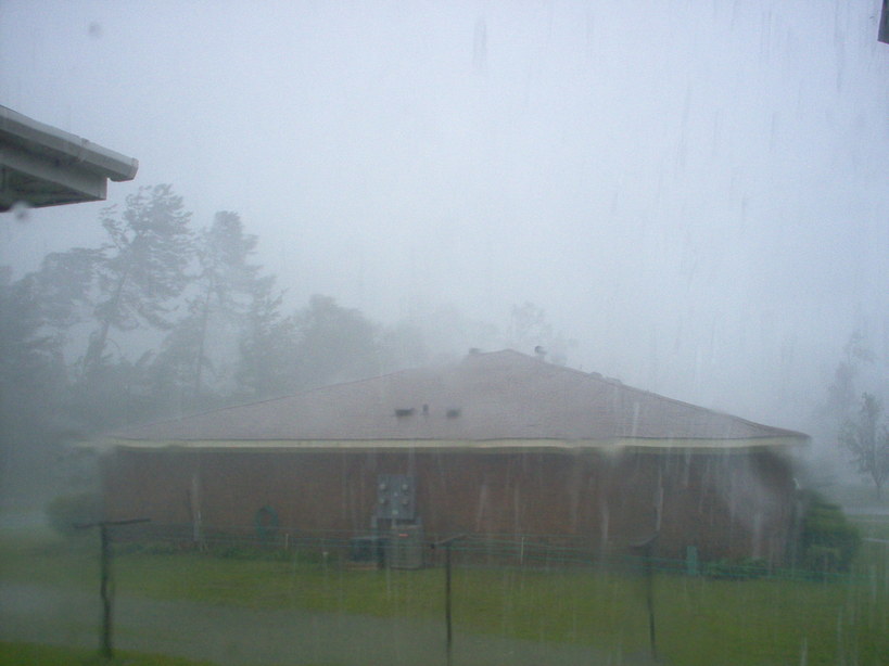 Atmore, AL: This picture was taken just before the eye of Hurricane Dennis passed over
