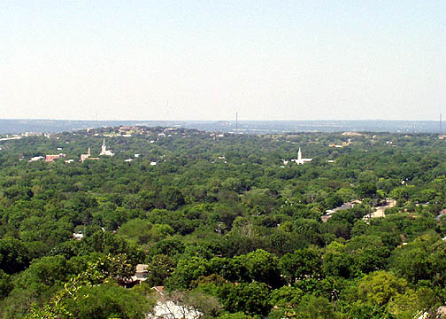 Fredericksburg, TX: Fredericksburg, TX from the top of Cross Mountain