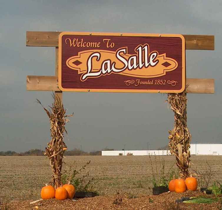 La Salle, IL: City of LaSalle Welcome Sign