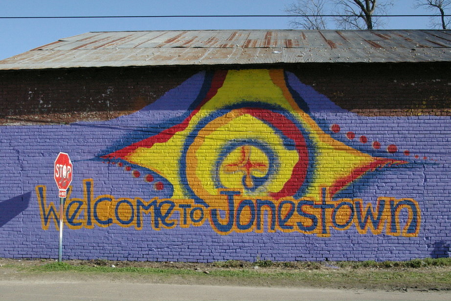 Jonestown, MS: A mural my group of college students painted on an alternative spring break project while in Jonestown.