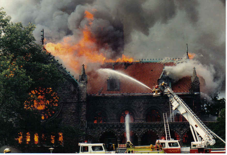 Fort Washington, PA: Trinity Episcopal Church - Fort Washington Fire Company - Ft Washington, Pa 1986