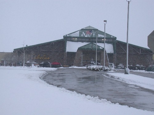 Sidney, NE: Cabela's retail store in the snow