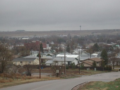 Sidney, NE: View from the Northside of town.