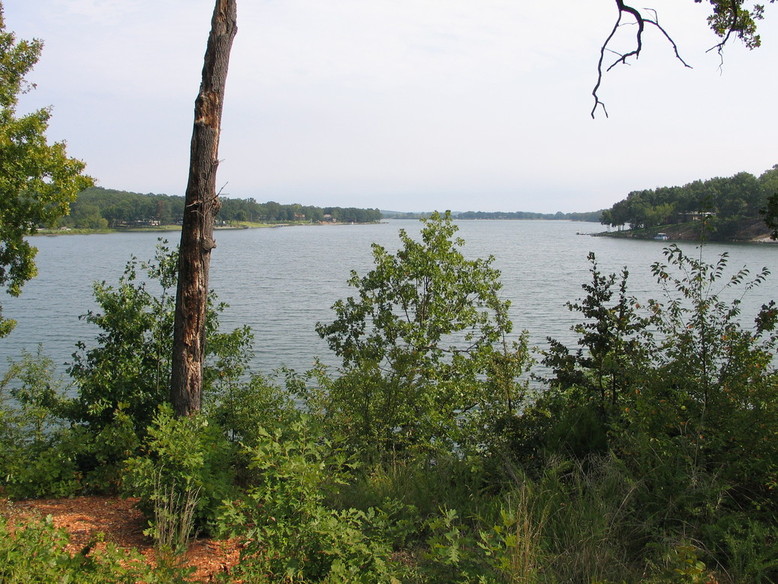 Horseshoe Bend, AR: View of Crown Lake from Crown Point Resort