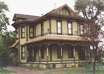 Mitchell, SD: 1886 Beckwith House (home of Corn Palace founder) at Dakota Discovery Museum