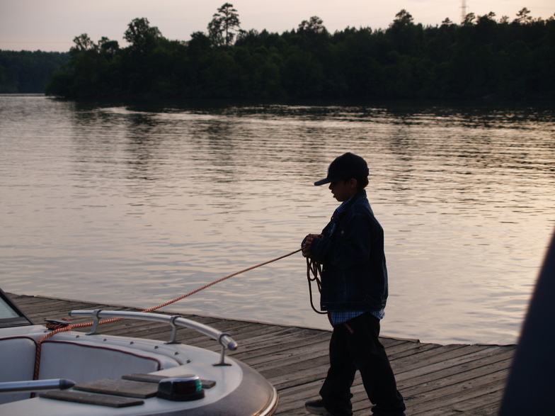 Sawmills, NC Boating and fishing on the lake it's for all ages