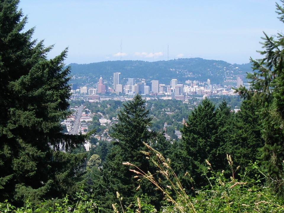 Portland, OR: View of Downtown Portland