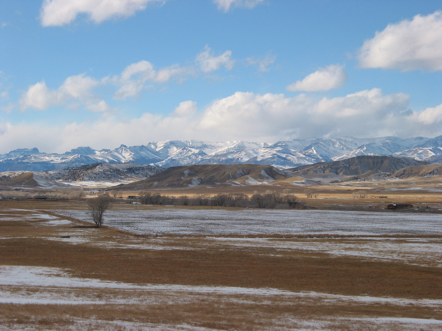 Meeteetse, WY : View of Absaroka Mountains from Meeteetse photo ...