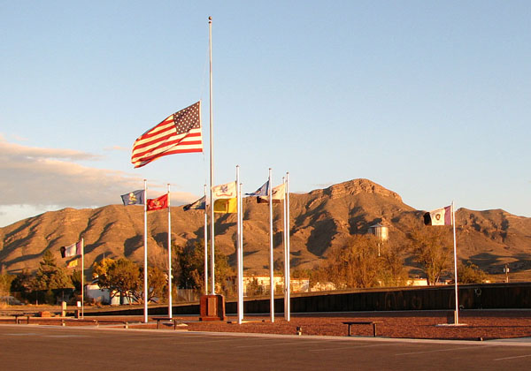 Truth or Consequences, NM: Veteran's Memorial Park, Turtleback Mt.,, T or C, NM