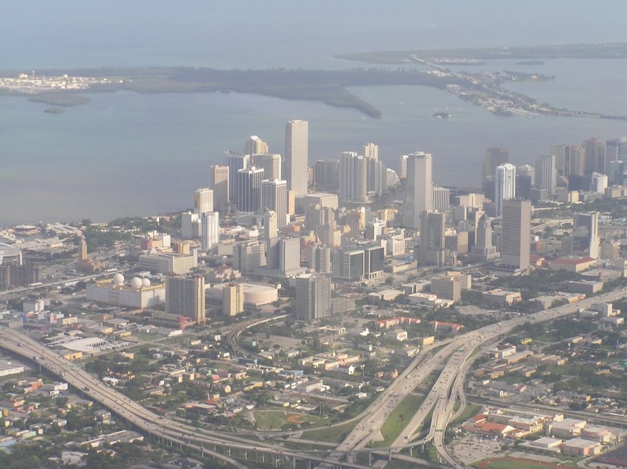Miami, FL: Aerial of Miami