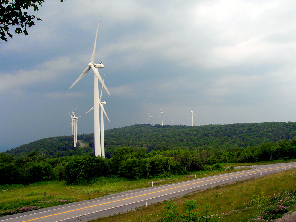 Thomas, WV: Tucker County Wind Farm near Thomas, WV