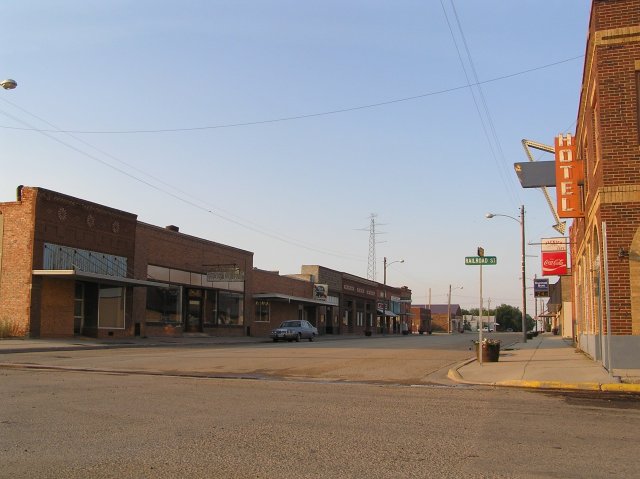 Bowbells, ND: Looking down Main Street from the other direction