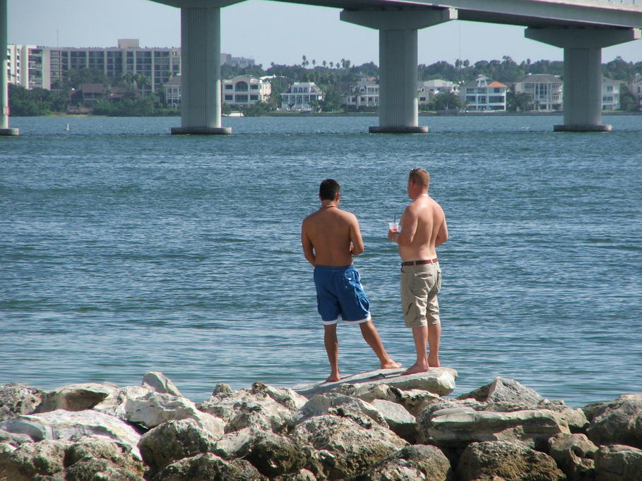 Clearwater, FL: Michigan boys on the beach